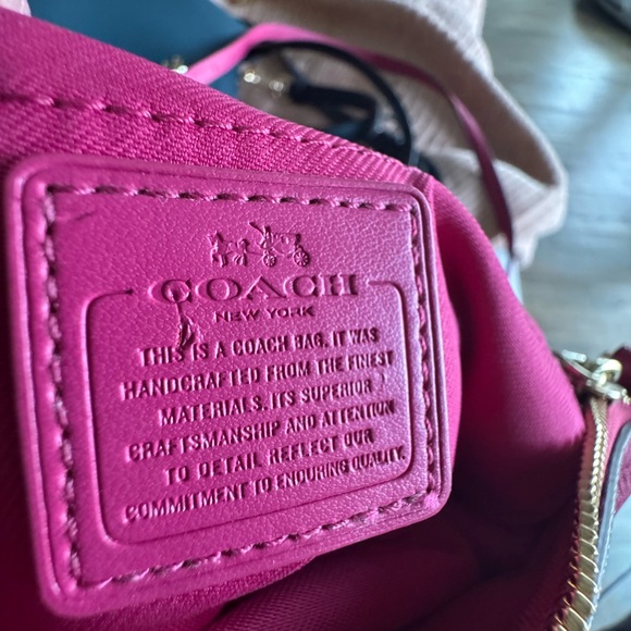 Coach Vibrant Pink Crossbody Bag - Picture 2 of 5